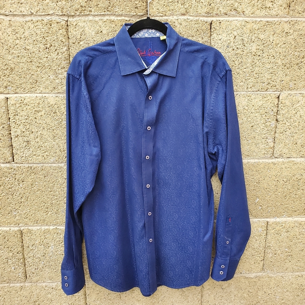 Robert Graham Blue Button down